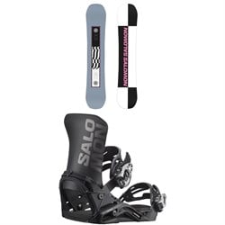 Salomon Kickback Snowboard ​+ District Snowboard Bindings 2026