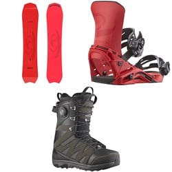 Salomon Dancehaul Snowboard ​+ District Snowboard Bindings ​+ X Approach Lace SJ Boa Snowboard Boots 2026
