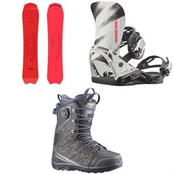 Salomon Dancehaul Snowboard ​+ Hologram Snowboard Bindings  ​+ X Approach Lace SJ Boa Snowboard Boots 2026