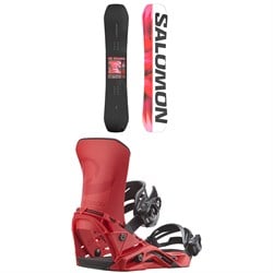 Salomon No Drama Snowboard ​+ District Snowboard Bindings - Women's 2026