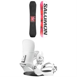 Salomon No Drama Snowboard ​+ EDB Snowboard Bindings - Women's 2026