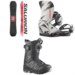 Salomon No Drama Snowboard ​+ Hologram Snowboard Bindings  ​+ Ivy BOA SJ Snowboard Boots - Women's 2026