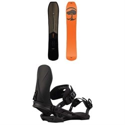 Arbor Carbon Coda Snowboard ​+ Hemlock Snowboard Bindings 2026