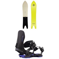 Arbor A-Frame Snowboard ​+ Hemlock Snowboard Bindings 2026