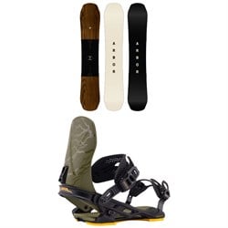 Arbor Element Snowboard ​+ Hemlock Snowboard Bindings 2026
