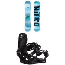 Nitro Ripper Snowboard ​+ Arbor Sapling Snowboard Bindings - Kids' 2026