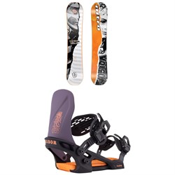 Nitro Ripper x Volcom Snowboard ​+ Arbor Sapling Snowboard Bindings - Kids' 2026