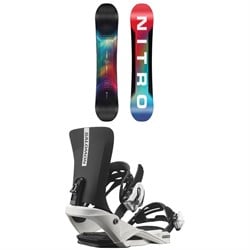 Nitro Future Team Snowboard ​+ Salomon Rhythm Jr Snowboard Bindings - Kids' 2026