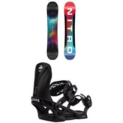 Nitro Future Team Snowboard ​+ Arbor Sapling Snowboard Bindings - Kids' 2026