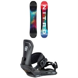 Nitro Future Team Snowboard ​+ Charger Snowboard Bindings - Kids'