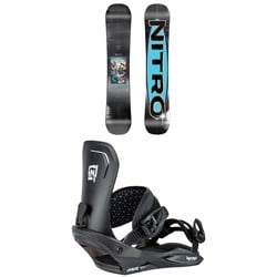Nitro Mini Thrills Snowboard ​+ Charger Snowboard Bindings - Kids'