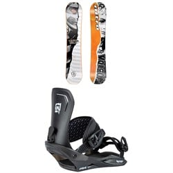 Nitro Ripper x Volcom Snowboard ​+ Charger Snowboard Bindings - Kids'