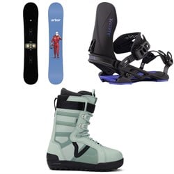 Arbor El Camino Snowboard ​+ Hemlock Snowboard Bindings ​+ Vans Hi-Standard Pro Snowboard Boots 2026