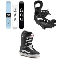 GNU Fiction BTX Snowboard ​+ Bent Metal Beam Snowboard Bindings ​+ Vans Hi Standard OG Snowboard Boots - Women's 2026