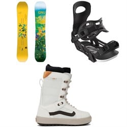 GNU Gloss-C C3 Snowboard ​+ Bent Metal Metta Snowboard Bindings ​+ Vans Hi Standard OG Snowboard Boots - Women's 2026