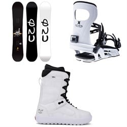 GNU Facts BTX Snowboard ​+ Bent Metal Bolt Snowboard Bindings ​+ Vans Hi Standard OG Snowboard Boots 2026