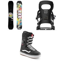 GNU C-Money C3 Snowboard ​+ Bent Metal Joint Snowboard Bindings ​+ Vans Invado OG Snowboard Boots 2026
