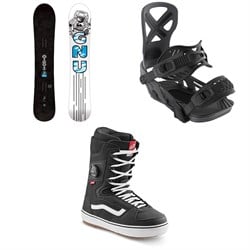 GNU Antigravity C3 Snowboard ​+ Bent Metal Anvil Snowboard Bindings ​+ Vans Invado OG Snowboard Boots 2026