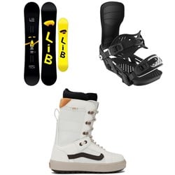 Lib Tech Two Time C3 Snowboard ​+ Bent Metal Stylist Snowboard Bindings ​+ Vans Hi Standard OG Snowboard Boots - Women's 2026