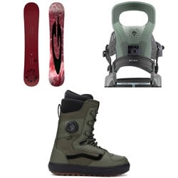 GNU Wagyu C3 Snowboard ​+ Bent Metal Logic Snowboard Bindings ​+ Vans Invado OG Snowboard Boots 2026