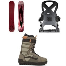 GNU Wagyu C3 Snowboard ​+ Bent Metal Anvil Snowboard Bindings ​+ Vans Hi-Standard Pro Snowboard Boots 2026
