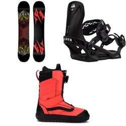Jones Ultra Prodigy Snowboard ​+ Arbor Sapling Snowboard Bindings ​+ Vans Juvie OG Snowboard Boots - Kids' 2026