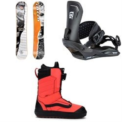 Nitro Ripper x Volcom Snowboard ​+ Nitro Charger Snowboard Bindings ​+ Vans Juvie OG Snowboard Boots - Kids' 2026
