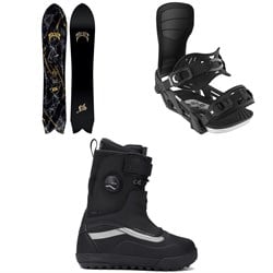 Lib Tech Mayhem Sweetfish C3 Snowboard ​+ Bent Metal Axtion Snowboard Bindings ​+ Vans Infuse Snowsurf Snowboard Boots 2026
