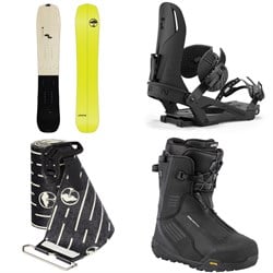 Arbor Landmark Splitboard ​+ Union Charger Splitboard Bindings ​+ Landmark Splitboard Skins ​+ Nitro Vertical TLS ​+ Snowboard Boots 2026