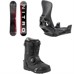 Nitro Team Pro Snowboard ​+ Step On Snowboard Bindings ​+ Profile Step On TLS Snowboard Boots 2026