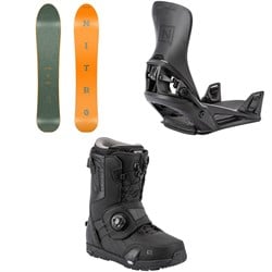 Nitro Slash Snowboard ​+ Step On Snowboard Bindings ​+ Profile Step On TLS Snowboard Boots 2026