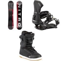 Nitro Team Pro Snowboard ​+ Team Snowboard Bindings ​+ Venture Boa Snowboard Boots 2026