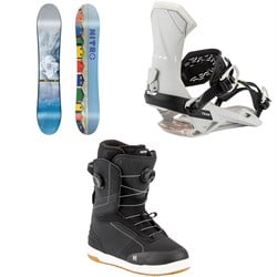 Nitro Santoku Snowboard ​+ Team Snowboard Bindings ​+ Venture Boa Snowboard Boots 2026
