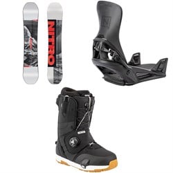 Nitro Prime Raw Snowboard ​+ Step On Snowboard Bindings ​+ Venture Step On TLS Snowboard Boots 2026