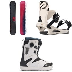 K2 Afterblack Snowboard ​+ Bond Snowboard Bindings ​+ Overdraft Snowboard Boots 2026