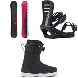 K2 Afterblack Snowboard ​+ Formula Snowboard Bindings ​+ Boundary Snowboard Boots 2026