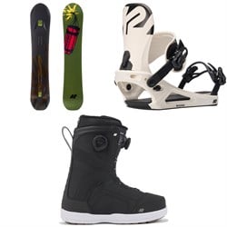 K2 Antidote Snowboard ​+ Bond Snowboard Bindings ​+ Boundary Snowboard Boots 2026
