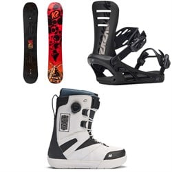 K2 Embassy Snowboard ​+ Formula Snowboard Bindings ​+ Overdraft Snowboard Boots 2026