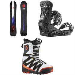 Salomon Highpath Snowboard ​+ Highlander Snowboard Bindings ​+ X Approach Lace SJ Boa Snowboard Boots 2025
