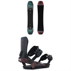 Ride Deep Fake Snowboard ​+ A-8 Snowboard Bindings 2026