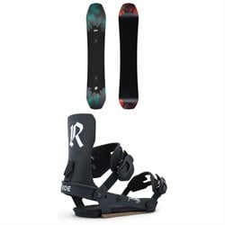Ride Deep Fake Snowboard ​+ Drone Snowboard Bindings - Women's 2026