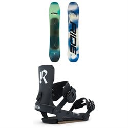 Ride Moderator Snowboard ​+ Drone Snowboard Bindings - Women's 2026