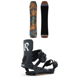 Ride Superpig Snowboard ​+ Drone Snowboard Bindings - Women's 2026