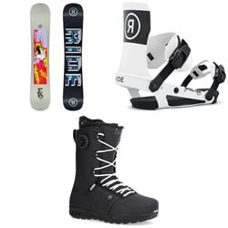 Ride Burnout Snowboard ​+ Specter Snowboard Bindings ​+ Fuse Snowboard Boots 2026