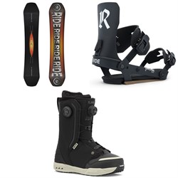 Ride Benchwarmer Snowboard ​+ Drone Snowboard Bindings ​+ Lasso Pro Snowboard Boots 2026