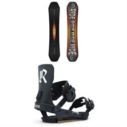 Ride Benchwarmer Snowboard ​+ Drone Snowboard Bindings - Women's 2026
