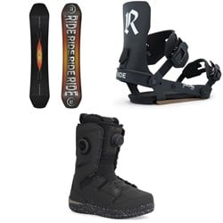 Ride Benchwarmer Snowboard ​+ Drone Snowboard Bindings ​+ Karmyn Zonal Snowboard Boots - Women's 2026