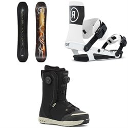 Ride Shadowban Snowboard ​+ Specter Snowboard Bindings ​+ Lasso Pro Snowboard Boots 2026