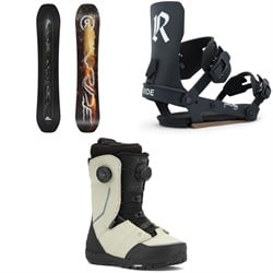Ride Shadowban Snowboard ​+ Drone Snowboard Bindings ​+ Hera Pro Snowboard Boots - Women's 2026