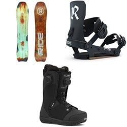 Ride Psychocandy Snowboard ​+ Drone Snowboard Bindings ​+ Cadence Snowboard Boots - Women's 2026